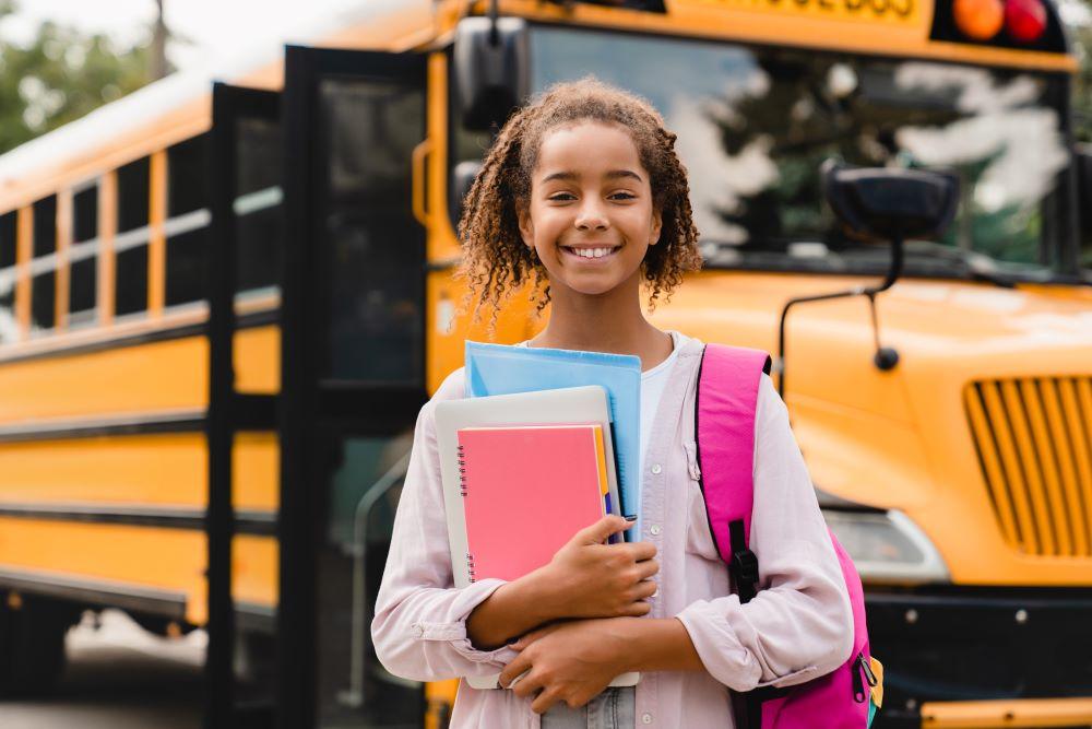smiling-african-american-schoolgirl
